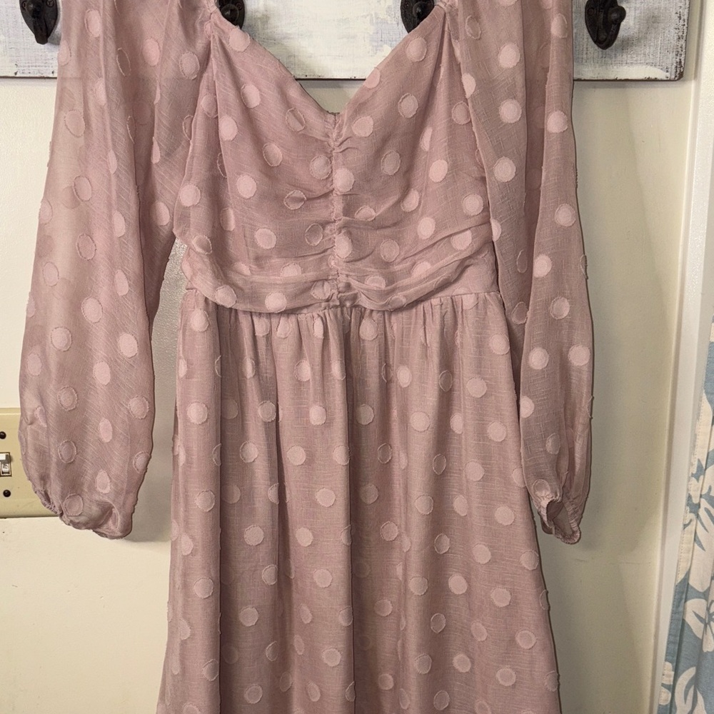 Elegant Polka Dot Dress